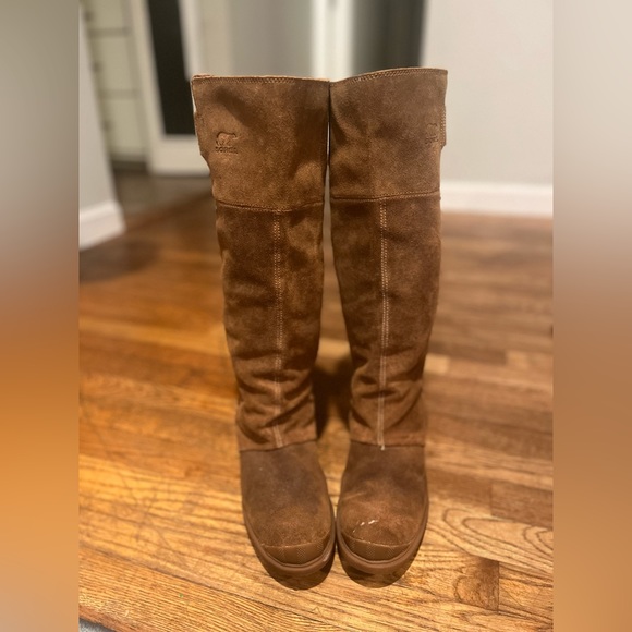 Woman’s suede high boots size 9.5 - Picture 2 of 5